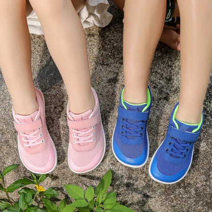 Kids Wide Barefoot Sneakers – Boys & Girls Natural Splay Shoes