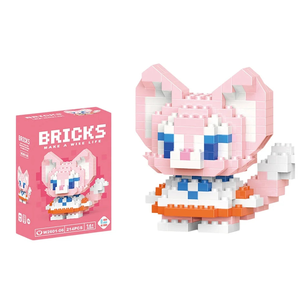 Cartoon Character Mini Building Blocks Set – DIY Brick Figures