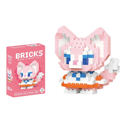 Cartoon Character Mini Building Blocks Set – DIY Brick Figures