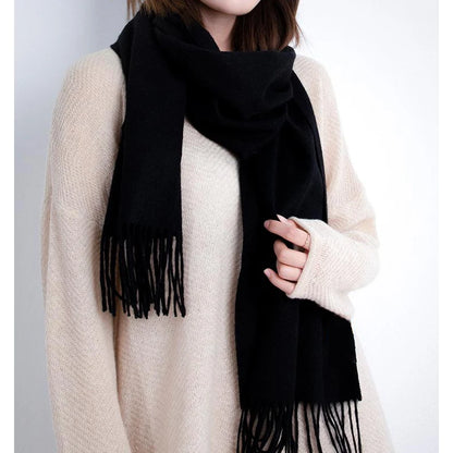 Cashmere Wool Winter Scarf for Women – Soft Wrap Shawl