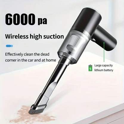 Cordless Handheld Car Vacuum Cleaner 690000Pa – Wet & Dry, 2-Hour Quick Charge