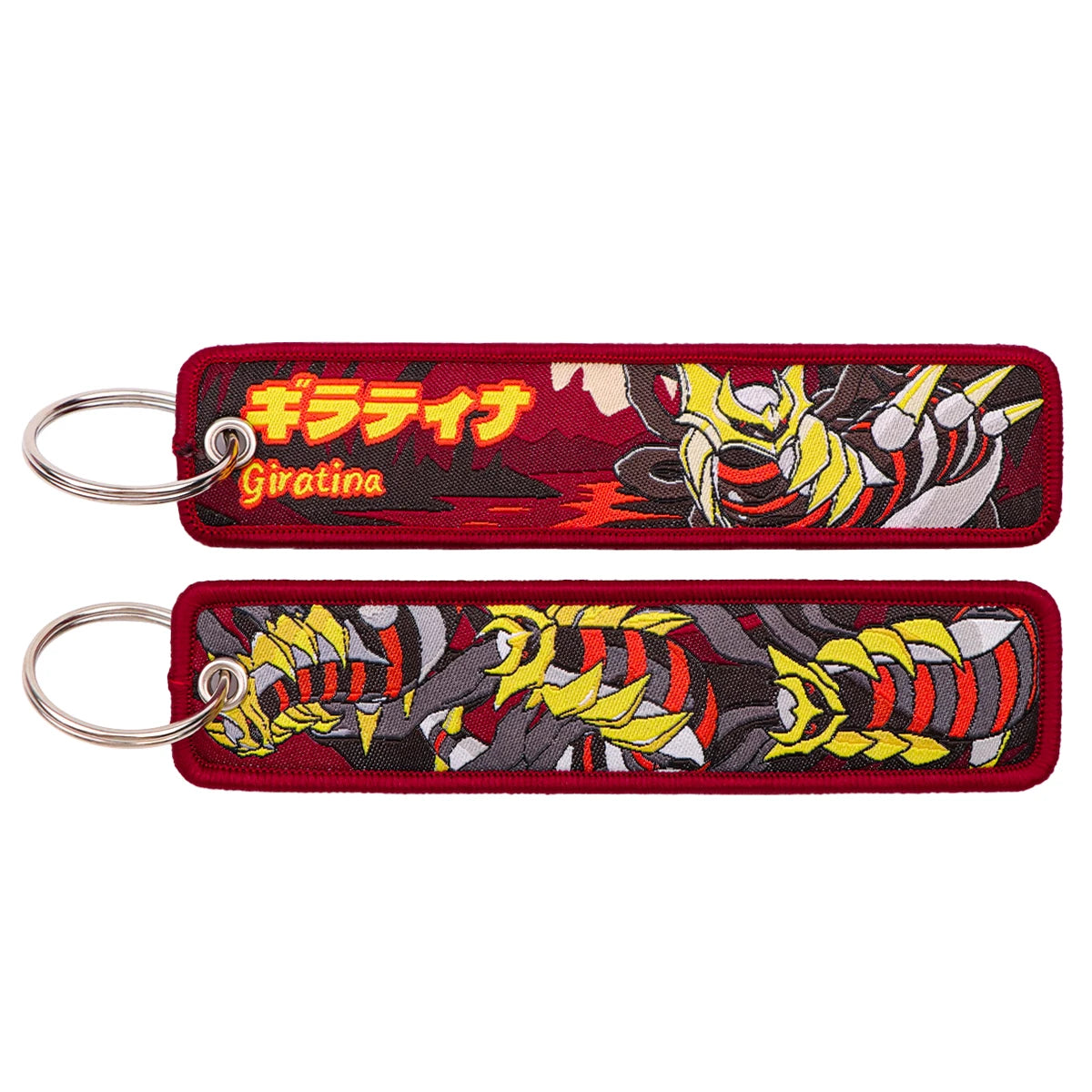 Anime Embroidered Keychain – Jet Tag Key Ring for Bags & Cars