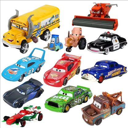 Disney Pixar Cars Diecast Metal Toy Cars – Lightning McQueen & Friends 1:55 Scale