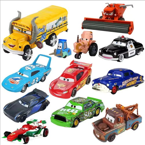 Disney Pixar Cars Diecast Metal Toy Cars – Lightning McQueen & Friends 1:55 Scale