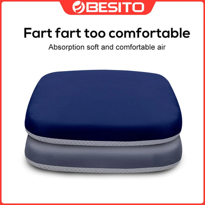 Memory Foam Seat Cushion for Office, Car & Home Use