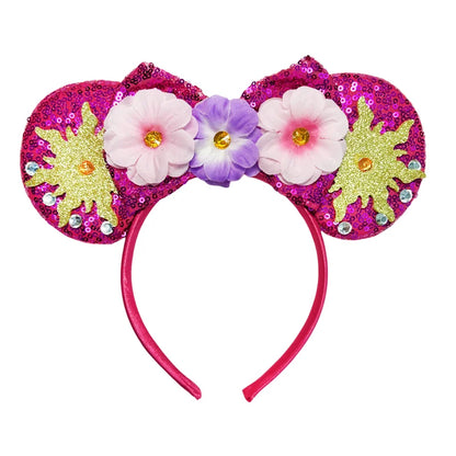 Disney Mouse Ear Headband Sequin Bow for Girls Adults Halloween Party