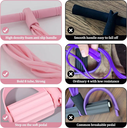 Foot Pedal Resistance Pull Rope – Core & Strength Trainer