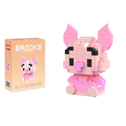 Cartoon Character Mini Building Blocks Set – DIY Brick Figures