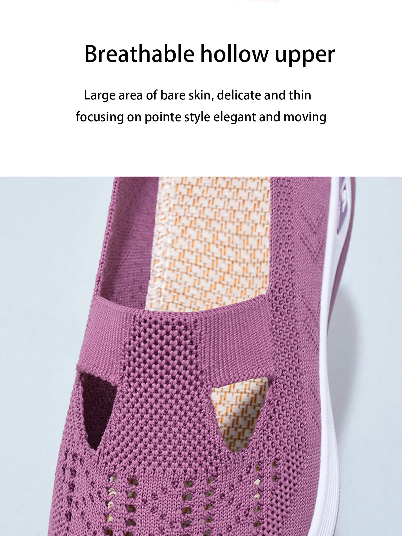 Women's Breathable Slip-On Sneakers – Lightweight Casual Walking Shoes