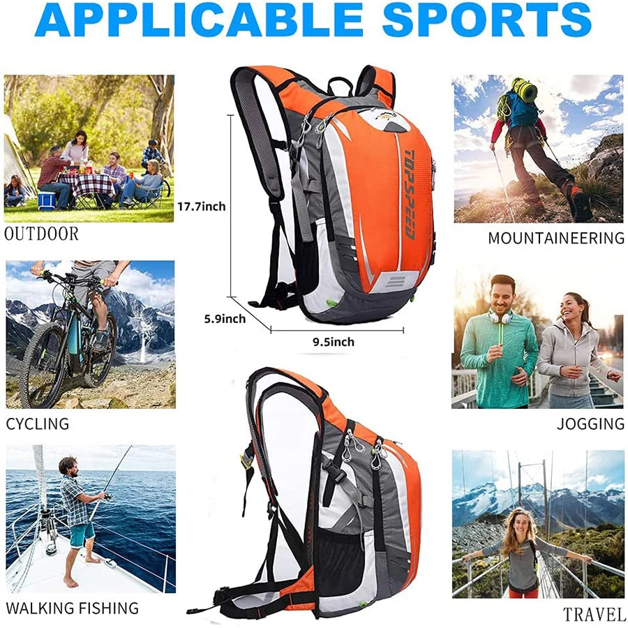 Hydration Backpack for Cycling, Hiking & Outdoor Sports