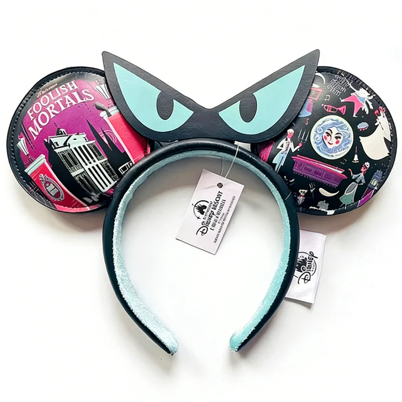 Disney Princess Minnie Ears Headband – Sequin Bow Hair Hoop