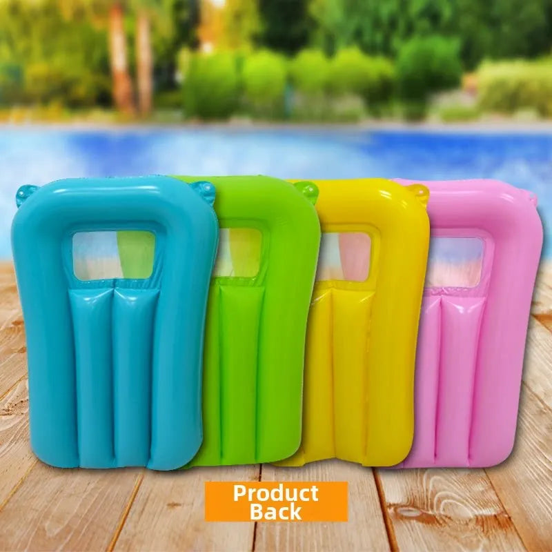 Kids Inflatable Pool Float Mat Cartoon Swimming Ring