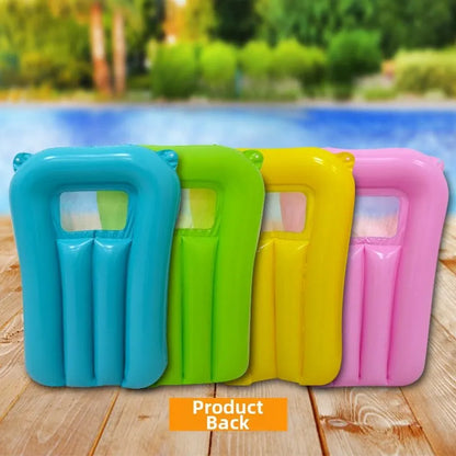Kids Inflatable Pool Float Mat Cartoon Swimming Ring