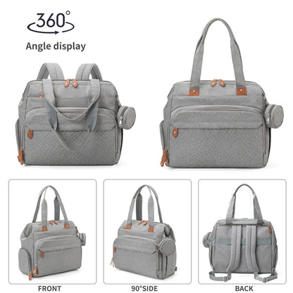 Large Diaper Bag Backpack – Maternity Nappy Bag with Pacifier Pouch