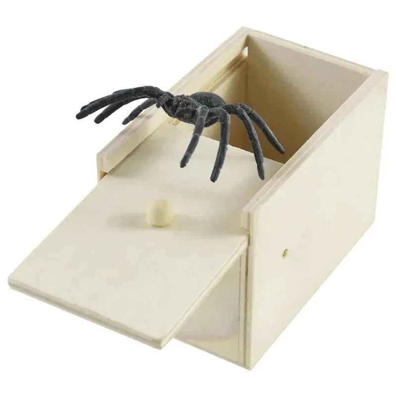 Spider Prank Scare Box – Halloween Trick Toy for Kids & Adults
