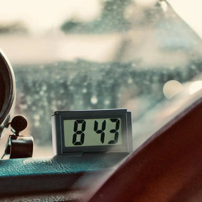Mini Self-Adhesive Digital Clock for Car Dashboard