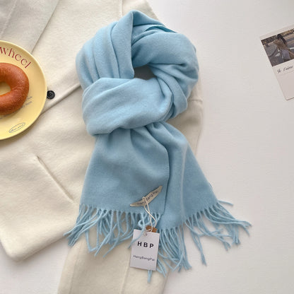 Cashmere Winter Scarf for Women – Warm Long Pashmina Shawl