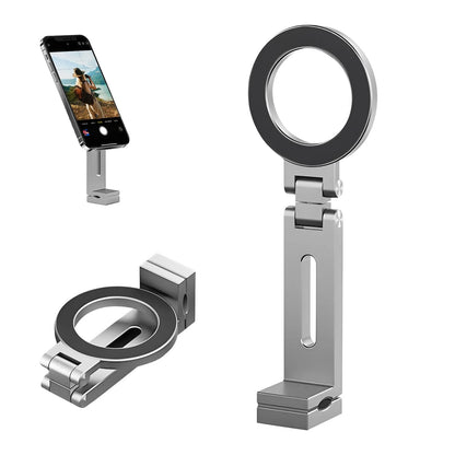 Magnetic Phone Stand – Portable Foldable MagSafe-Compatible Holder