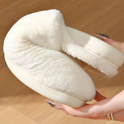 Cute Bear Plush Slippers for Women & Men