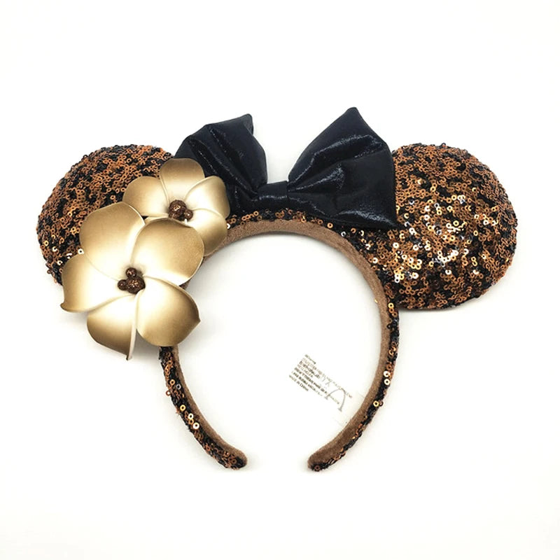 Disney Minnie Mouse Ears Headband – Sequin Bow Princess & Villain Styles