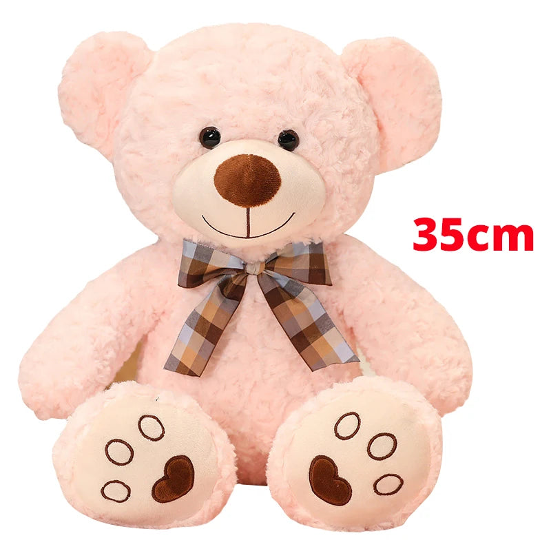 Kawaii Teddy Bear Plush Pillow – 35cm Stuffed Animal Doll