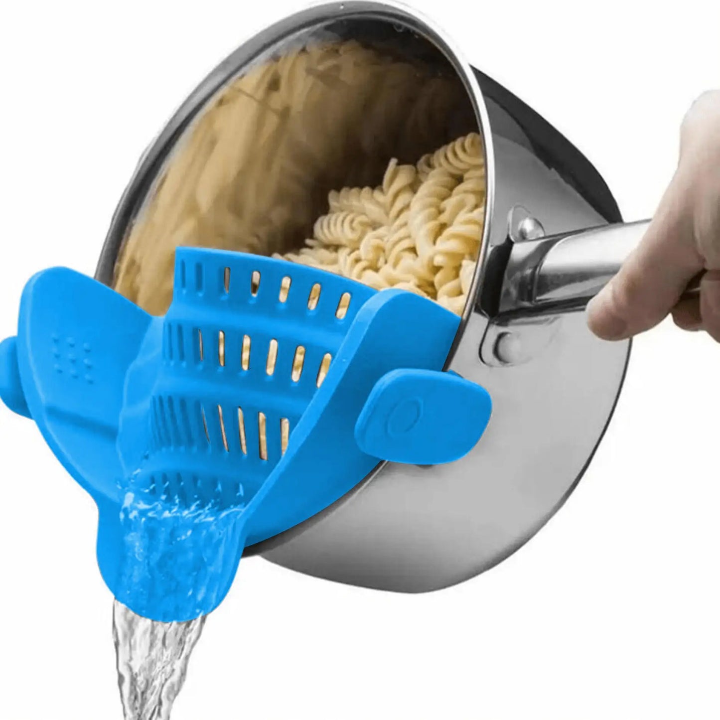 Clip-On Pot Strainer Silicone Adjustable Pan Drain Filter