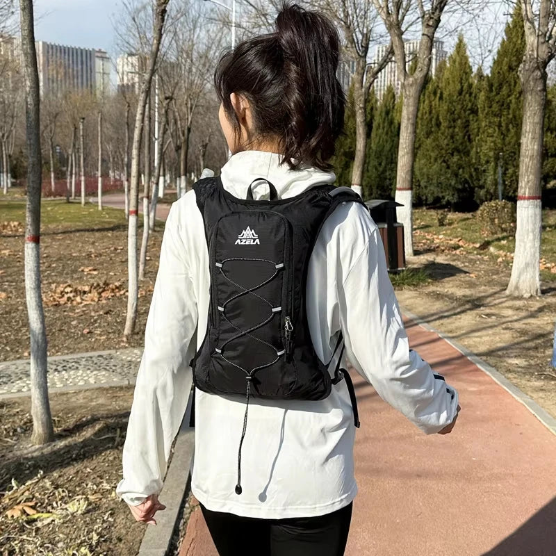 Lightweight Running Hydration Vest Backpack with Night Reflective Design