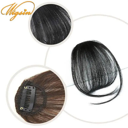 Clip-In Air Bangs Synthetic Hair Extension for Women