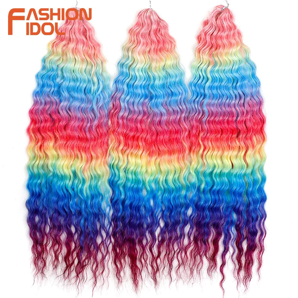 Water Wave Crochet Braiding Hair – Ariel Curl 22 Inch