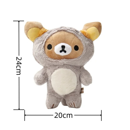 Rilakkuma Bear Plush Toy – Kawaii Soft Stuffed Animal, Multiple Sizes