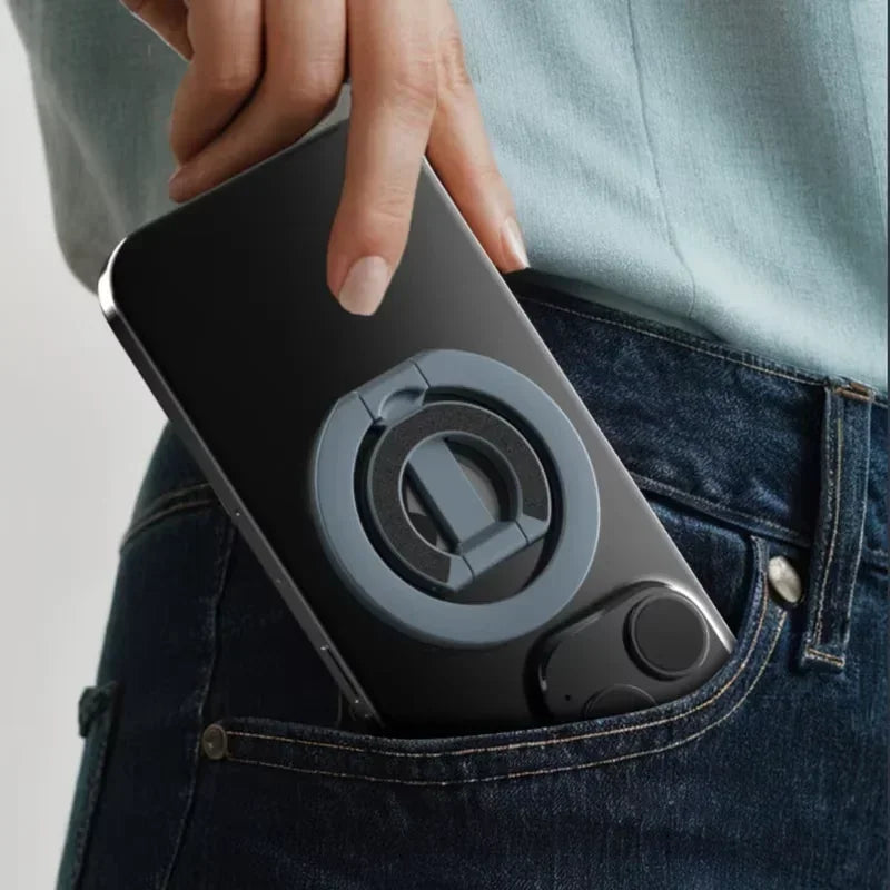 Magnetic Phone Ring Holder Foldable Stand – MagSafe Compatible