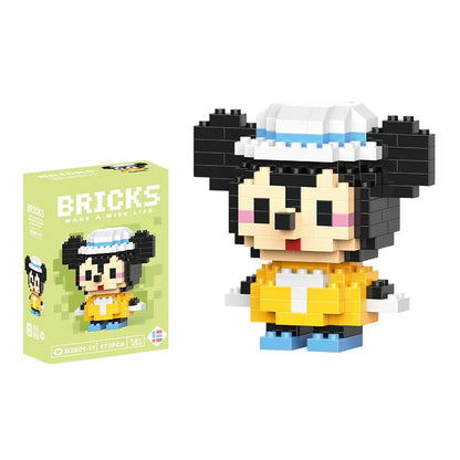 Cartoon Character Mini Building Blocks Set – DIY Brick Figures