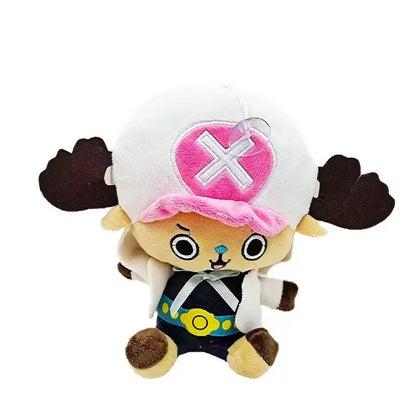 One Piece Zoro Luffy Chopper Plush Doll Pendant