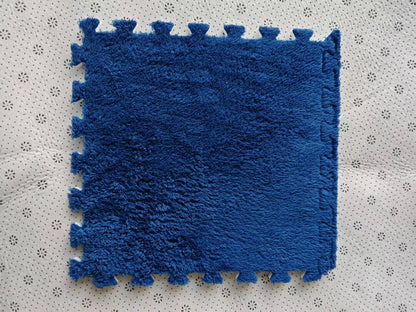 Interlocking Plush Puzzle Play Mat Tiles – Soft Kids Floor Carpet