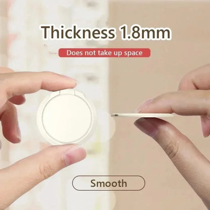Ultra-Thin Phone Ring Holder 360° Rotating Finger Grip & Car Mount