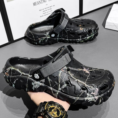 Men’s Lightweight Non Slip Platform Garden Sandals