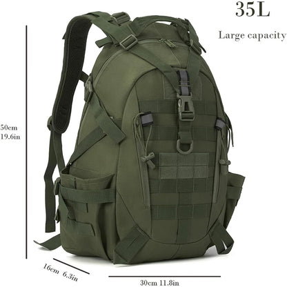 40L Tactical Backpack – MOLLE Hiking & Survival Bag