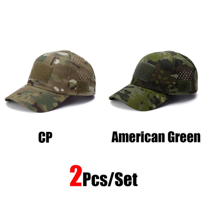 Tactical Baseball Cap with Velcro Patch – Breathable Adjustable Hat