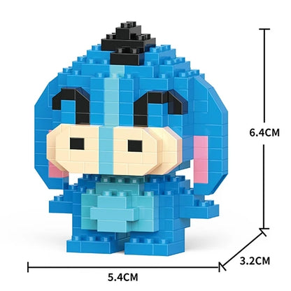 Disney Mini Building Blocks Figure – Mickey Minnie Princess Brick Toy