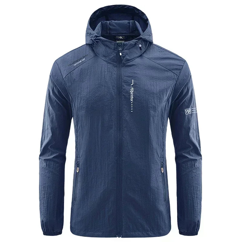 Men's UPF 50+ UV Protection Windbreaker Jacket – Quick Dry
