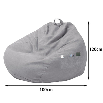 Soft Fluffy Bean Bag Chair Cover Without Filler