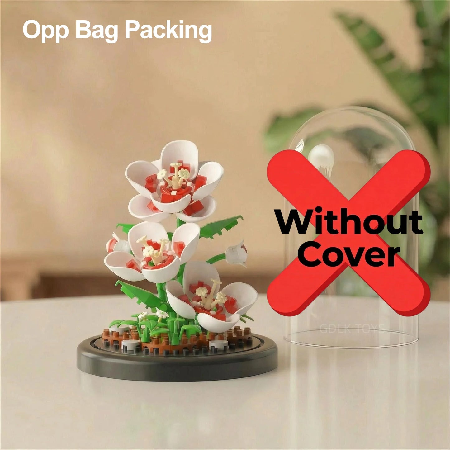 Flower Bouquet Micro Building Blocks – Bonsai Home Decor Puzzle