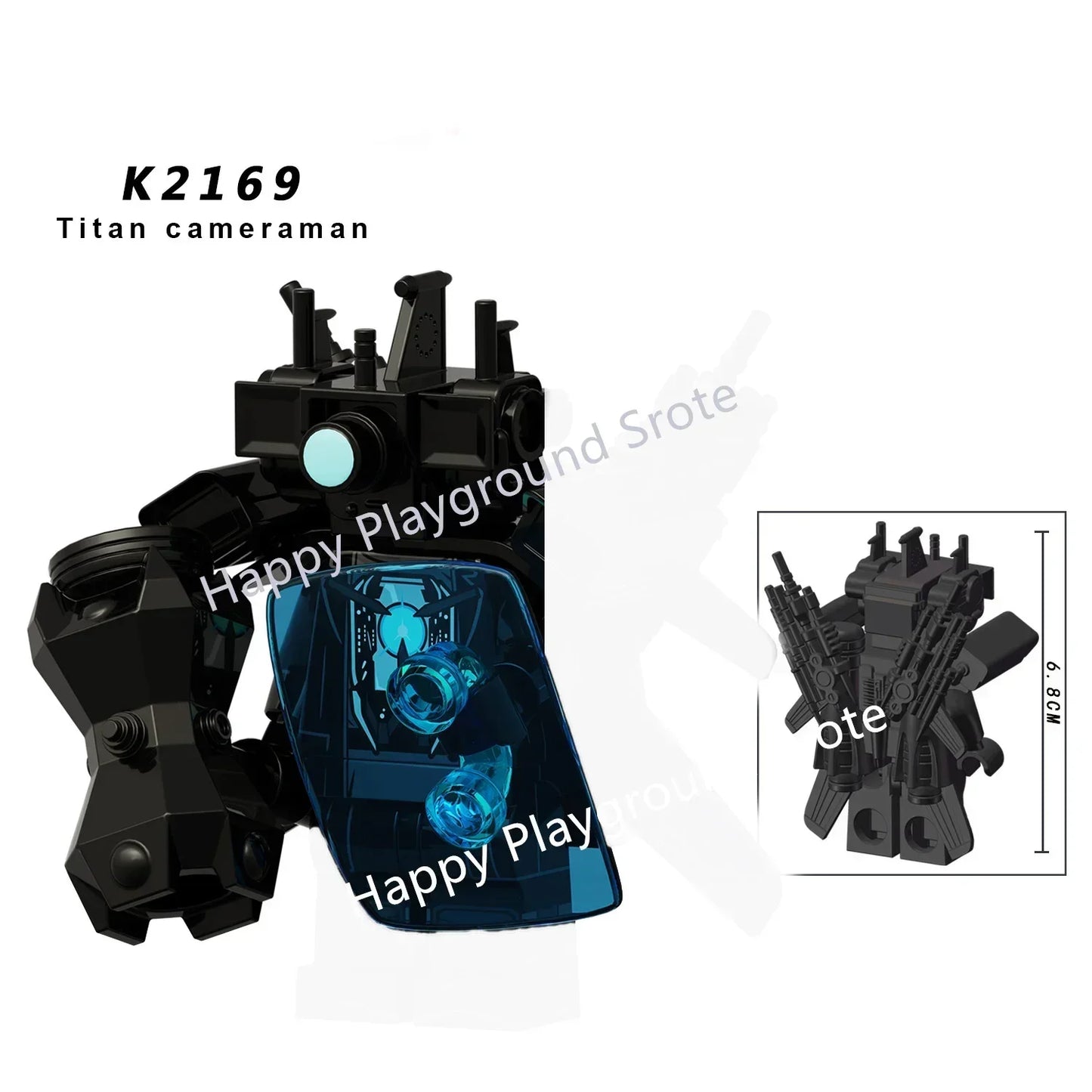 Skibidi Toilet Mini Building Block Figures – TV Man, Cameraman & More