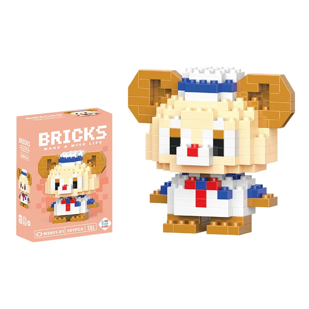 Cartoon Character Mini Building Blocks Set – DIY Brick Figures