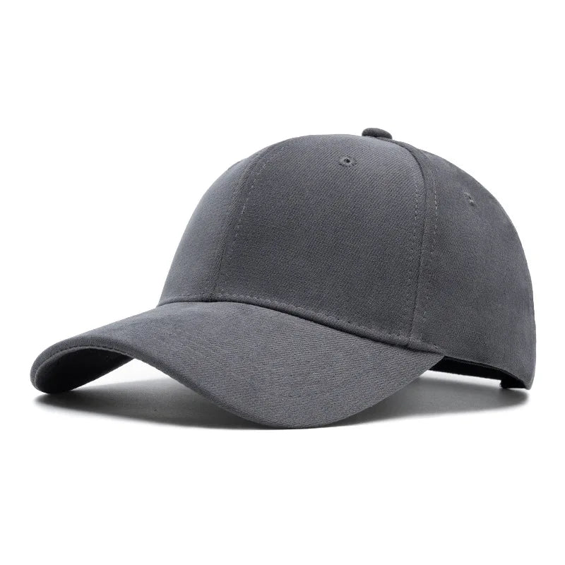Solid Color Baseball Cap – Unisex Retro Adjustable Hat