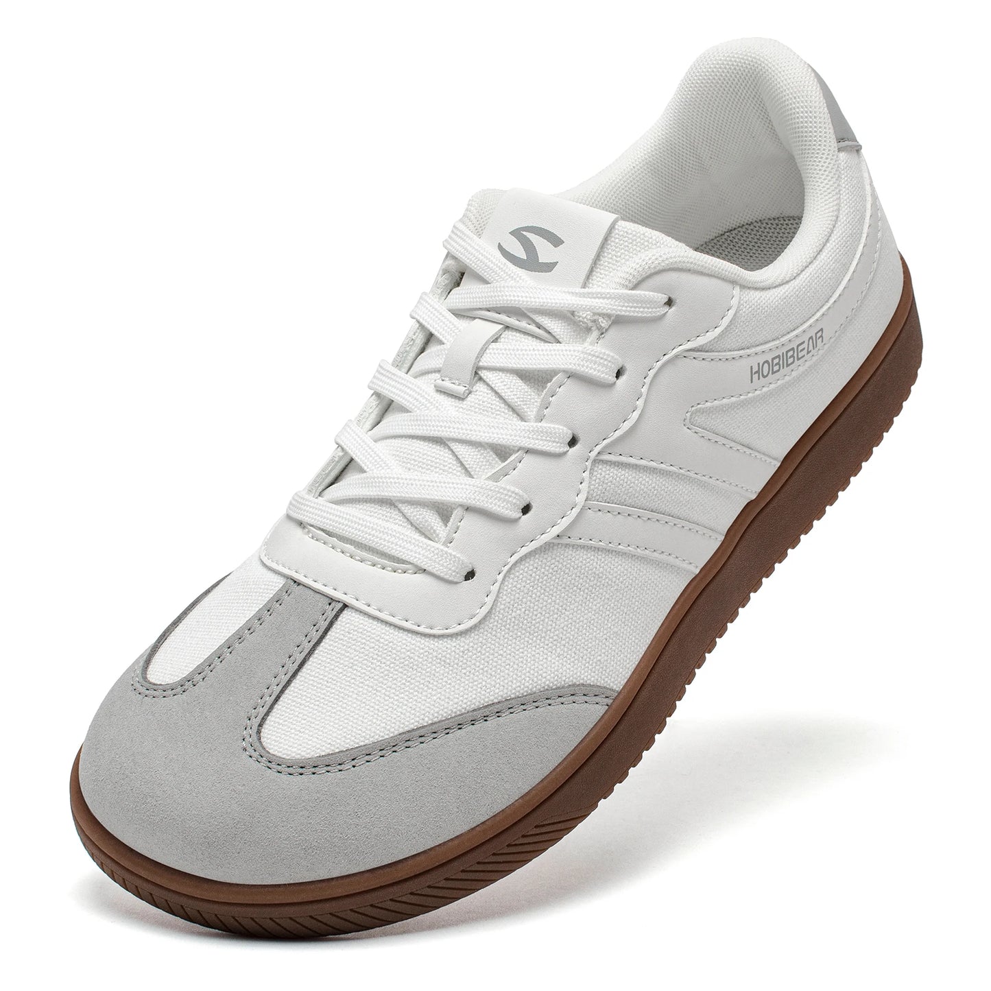 Hobibear Wide Toe Sneakers – Men's & Women's Minimalist Lace-Up Walking Shoes