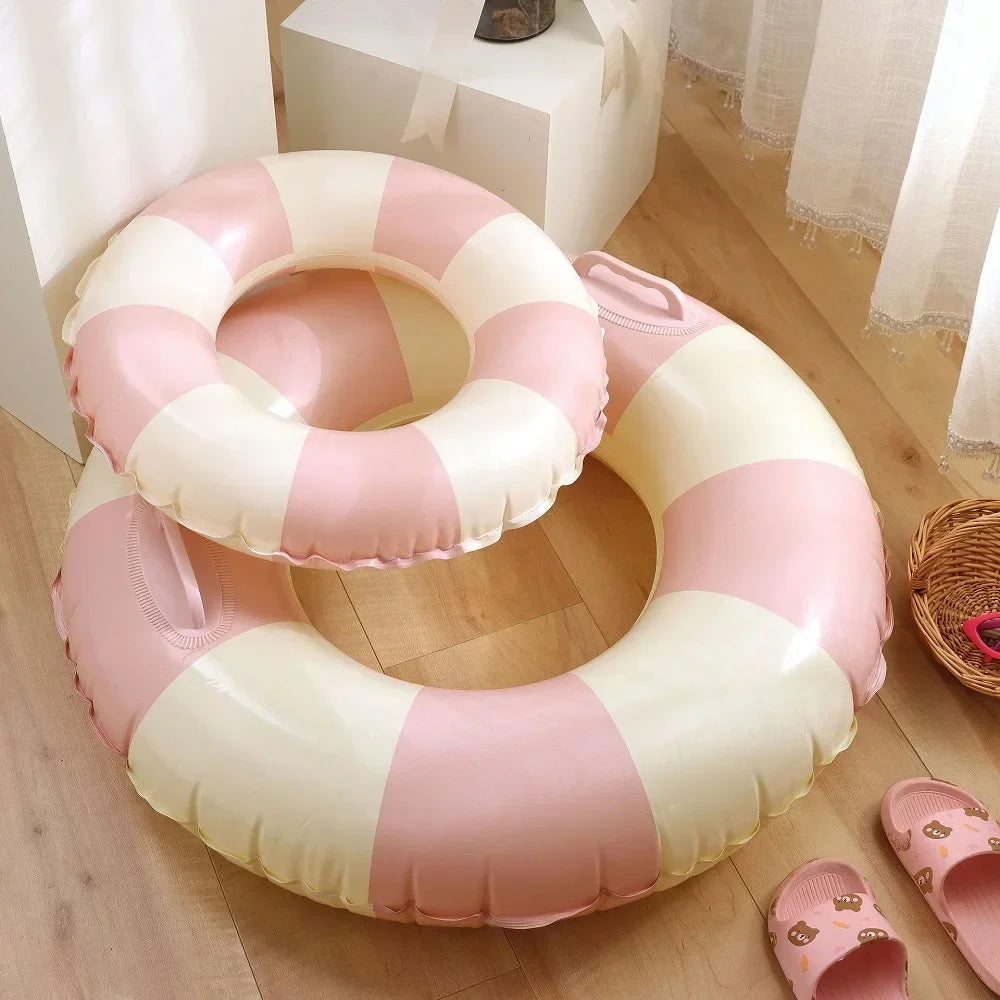 Inflatable Swim Ring Pool Float for Kids & Teens Donut Swimming Tube