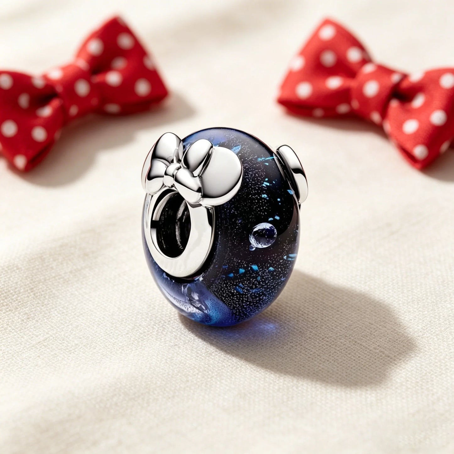 Disney Character Charm Bead – Fits Snake Chain Bracelet & Necklace