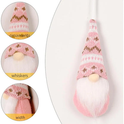Christmas Gnome Hanging Decorations 3pcs Plush Santa Elves