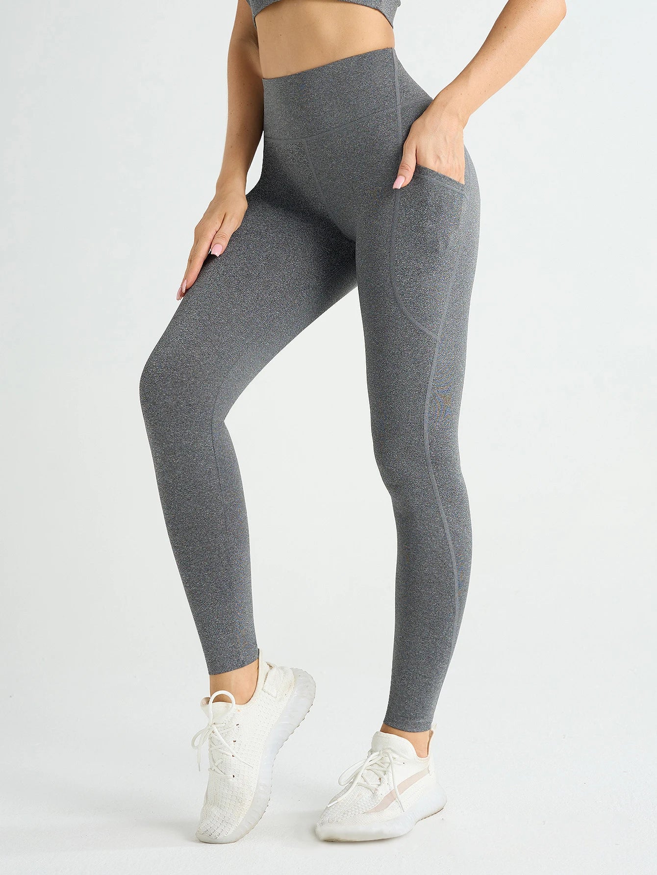 Women's High Waist Leggings with Pockets – Push Up Yoga Pants